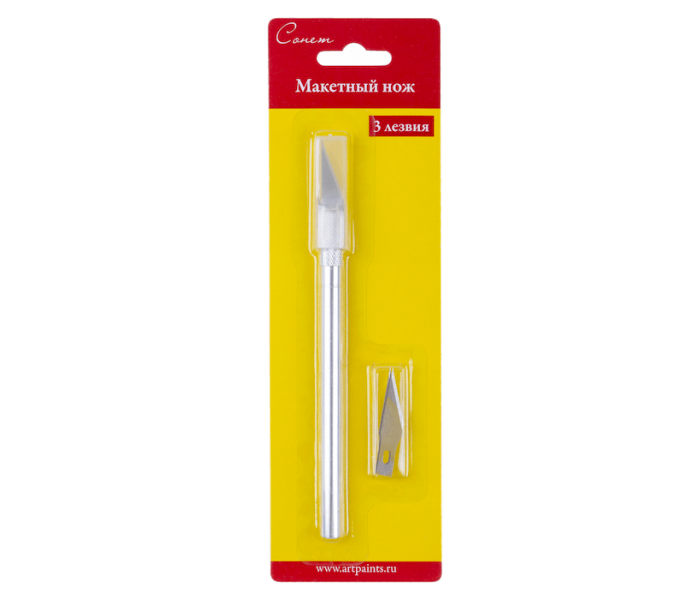Cutting knife Sonnet, 3 blades, blister