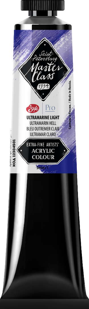 Acrylic colour Master Class, Ultramarine Light, tube. № 501