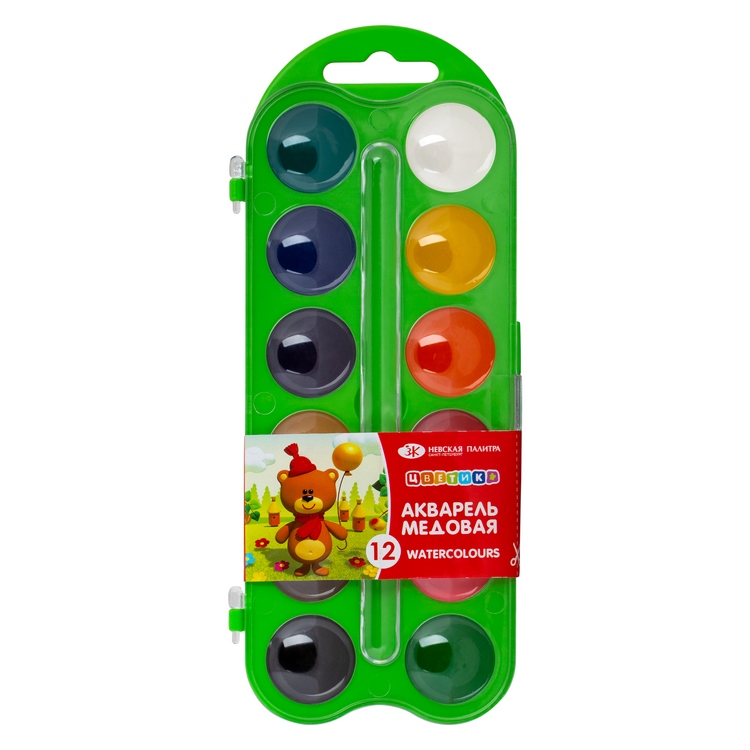 Honey Watercolour set Floret, 12 colours