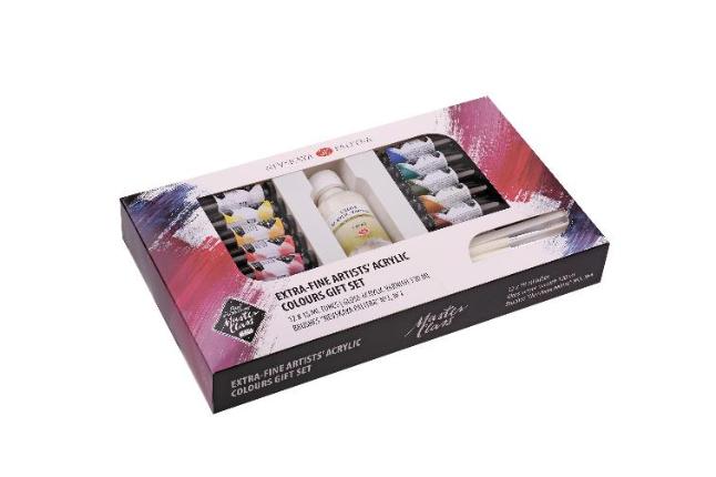 Acrylic gift set Master-Class, 12 tubes 18 ml, cardboard box