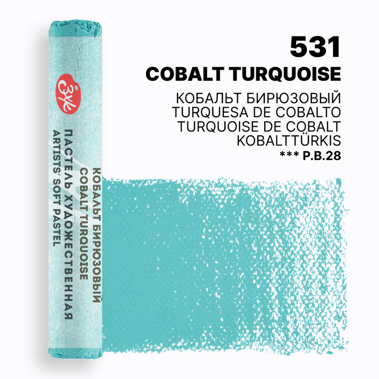 Cobalt Turquoise extra-soft pastel "Master Class" 531