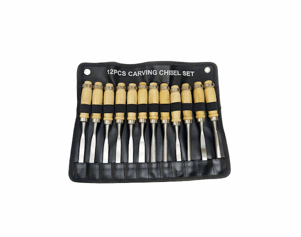 Сhisels for woodcarving Sonnet set, in a bag, 12 items