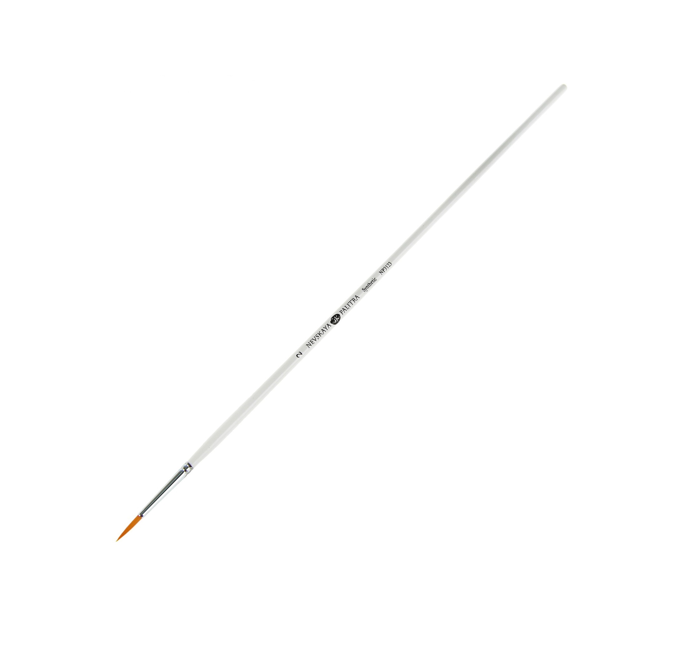Synthetic brushes "Nevskaya Palitra" round, long handle