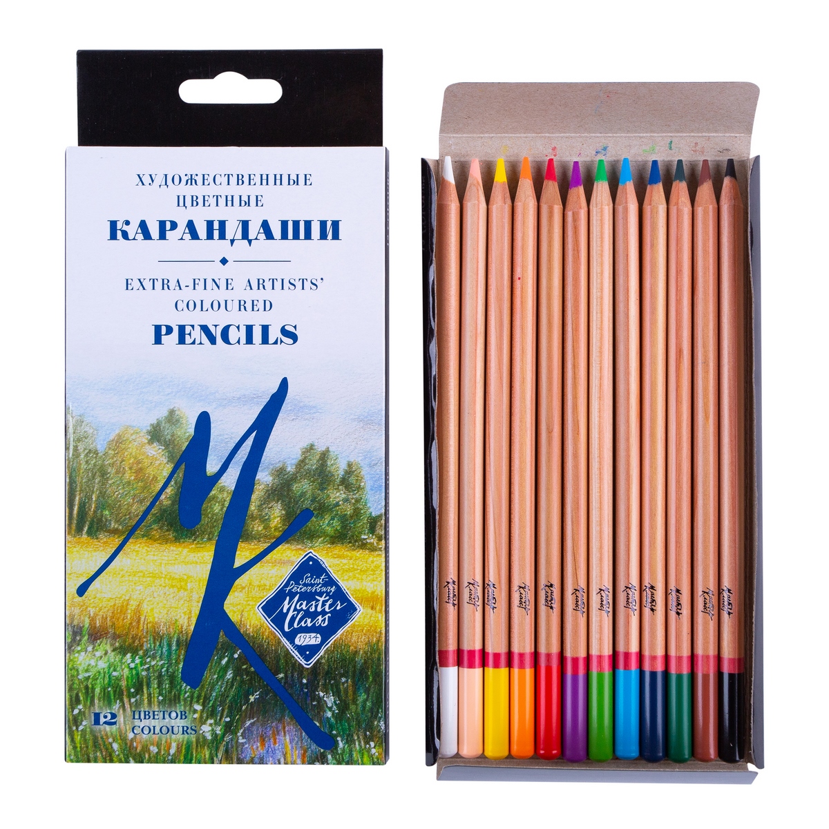 Extra-fine artists' coloured pencils "Master Class" set, carton box
