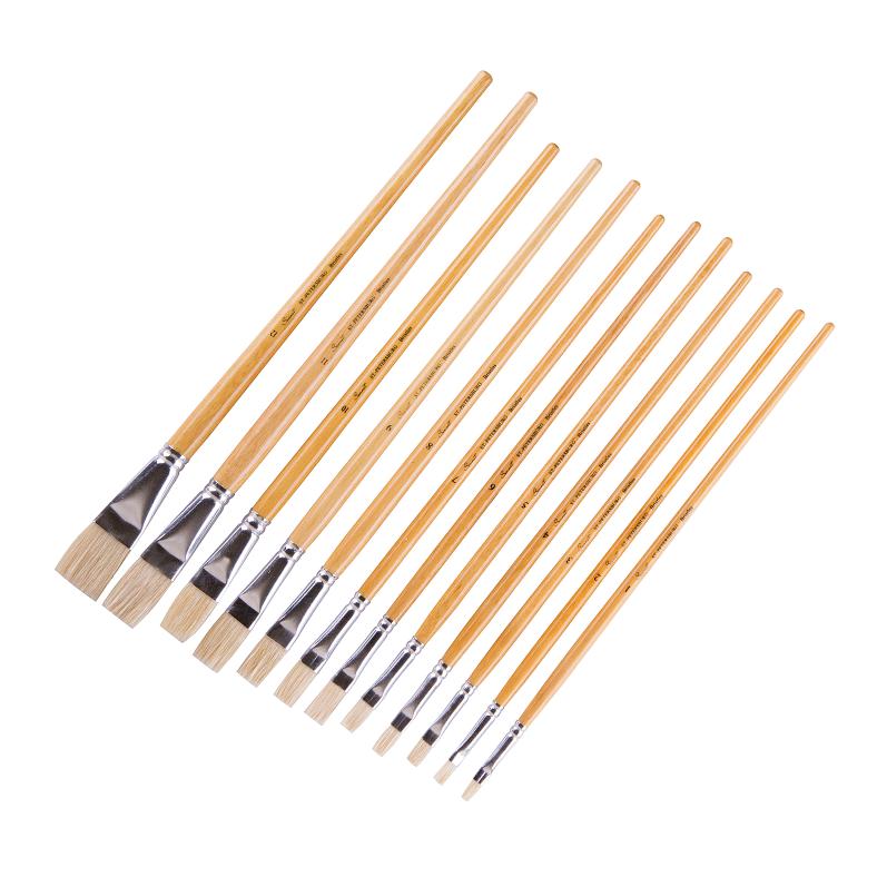 Bristle brushes Sonnet, flat, long handle