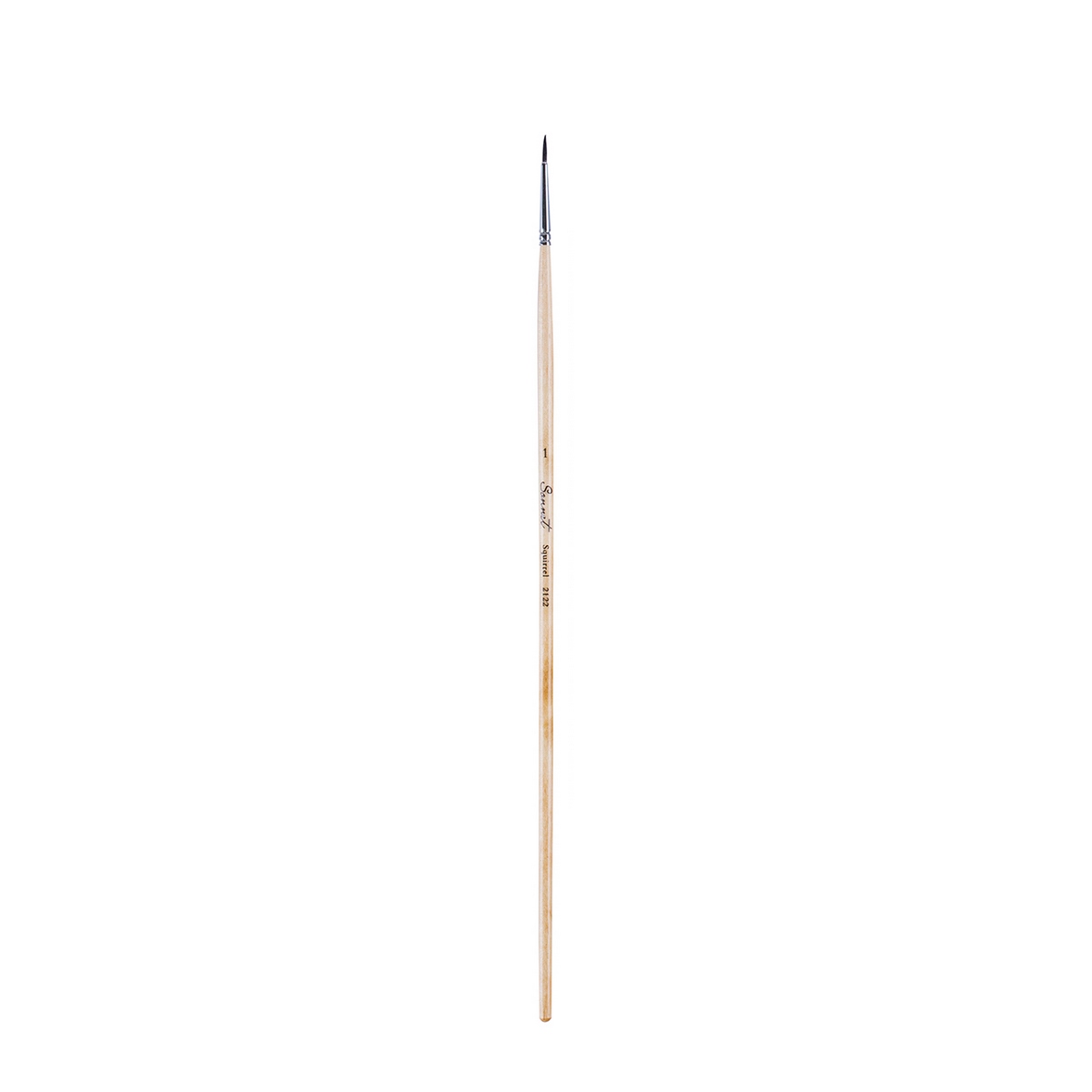 "Sonnet" Round squirrel mix brush with a lacquered long handle