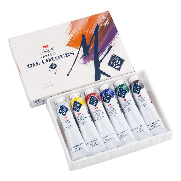 Oil set Master-Class 6 tubes 46 ml, cardboard box