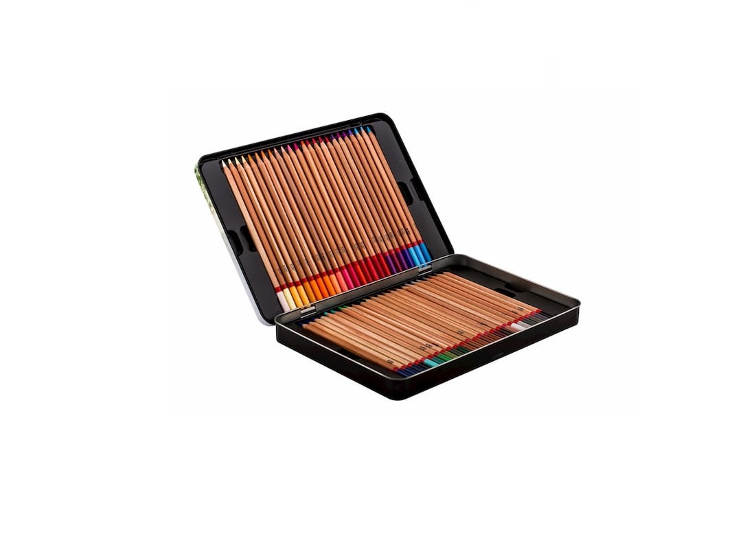Extra-fine artists' coloured pencils Master Class set, 48 colours, tin box